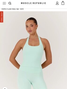 Luxe Hally halter top